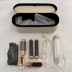 Luxx Air Pro 2 White and Rose Gold Multi-Style Hair Styling Kit with Case